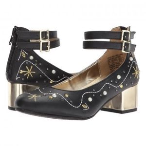 NWOT Sam Edelman Rhinestone Embellished Sequin Cosmo Ankle Strap Pumps